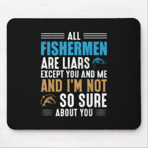Fishing Art All Fisherman Mouse Mat