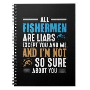 Fishing Art All Fisherman Notebook