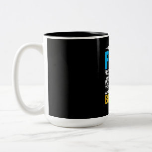Fishing Art I Rescue Fish From Water Two-Tone Coffee Mug