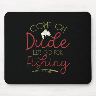 Fishing Art Let Go For Fishing Mouse Mat
