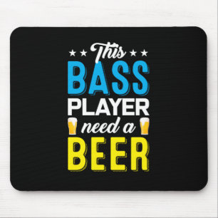 Fishing Art This Fisher Need A Beer Mouse Mat