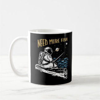 Fishing Astronaut Coffee Mug