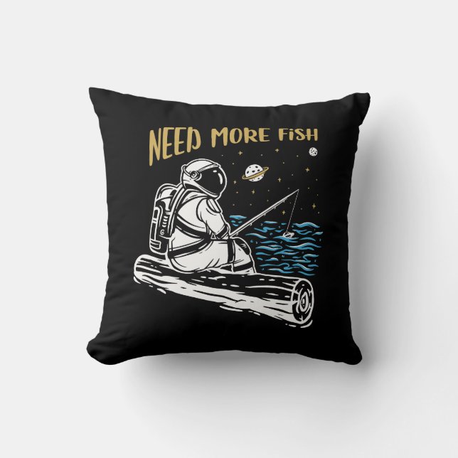 Fishing Astronaut Cushion (Front)