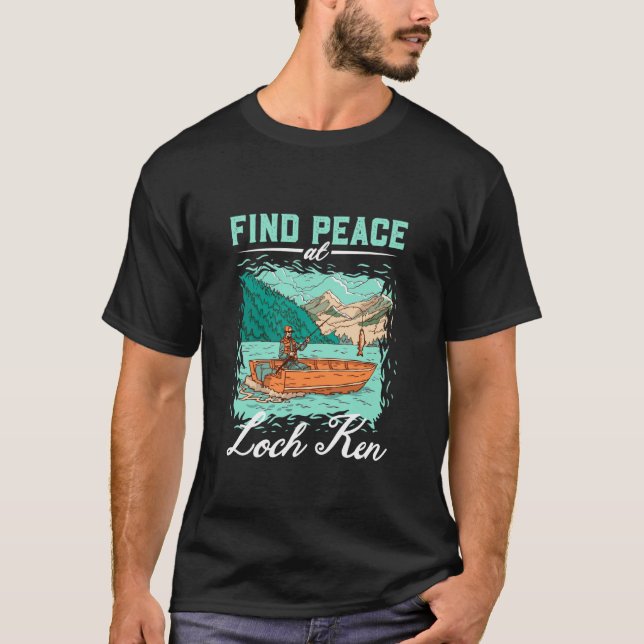 Fishing at Loch Ken T-Shirt (Front)