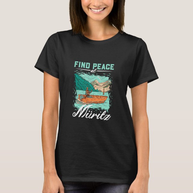 Fishing at Müritz T-Shirt (Front)