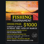 Fishing at Sunrise, Fishing Tournament Event Flyer<br><div class="desc">Fishing at Sunrise,  Fishing Tournament Event Advertising Flyers By The Business Card Store.</div>