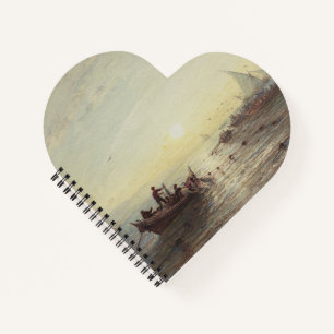 Fishing at Sunrise off the Coast near Marseilles Notebook