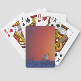 Fishing at Sunrise Playing Cards