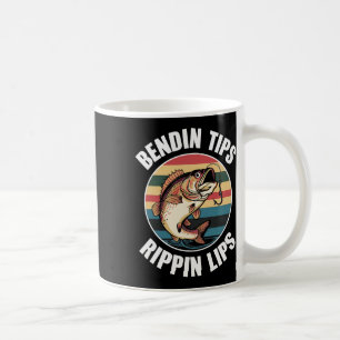 Fishing B Dad Funny Bending-tips-rippin-lips Coffee Mug