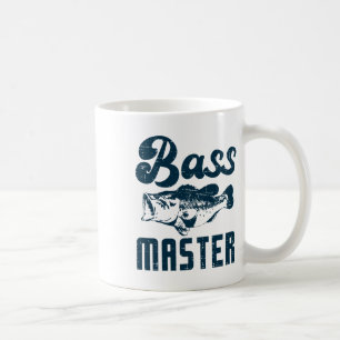 Fishing B Master Funny Largemouth Angler Men Women Coffee Mug