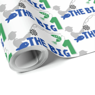 fishing baby first Birthday Wrapping Paper