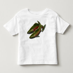 Fishing Baby Shirt Salmon Fisherman Toddler Shirt