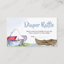 Fishing Baby Shower Diaper Raffle