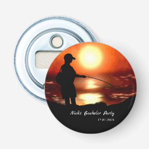 Fishing bachelor party Fishing lover Fishing party Bottle Opener