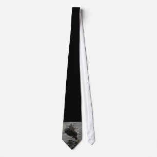 Fishing Bald Eagle Gift Set Tie