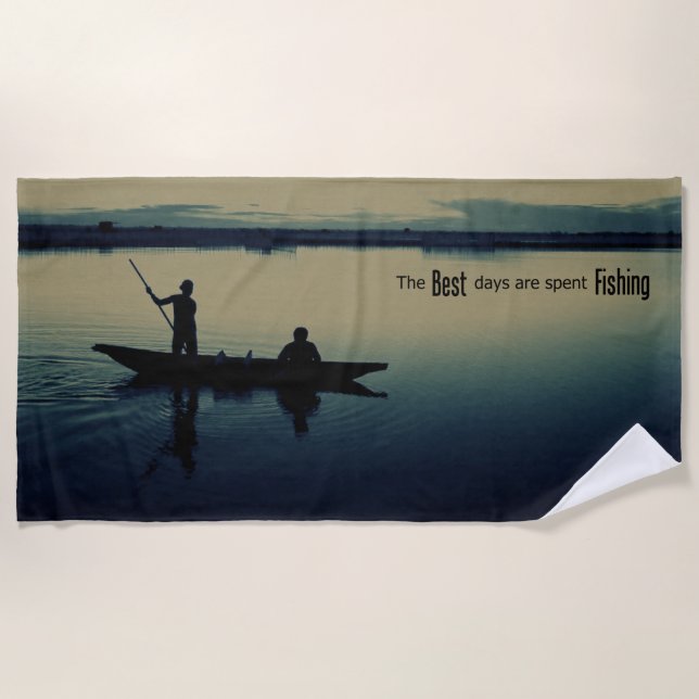 FISHING BEACH TOWEL (Front)