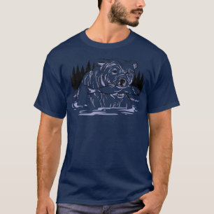 Fishing Bear  T-Shirt