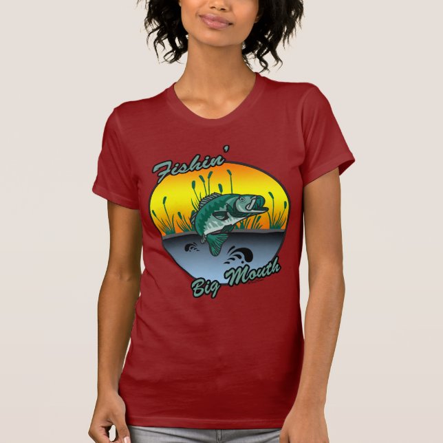 Fishing Big Mouth Fishing Shirts (Front)