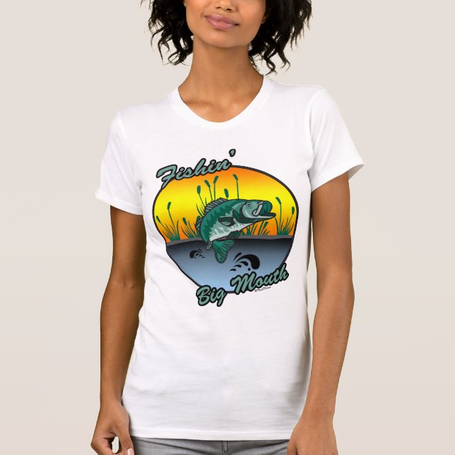 Fishing Big Mouth Fishing Shirts (Front)