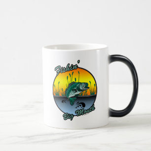 Fishing Big Mouth Fishing Shirts Magic Mug