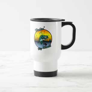 Fishing Big Mouth Fishing Shirts Travel Mug