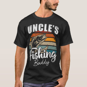 Fishing Bigfoot Sasquatch for Men and Kids T-Shirt