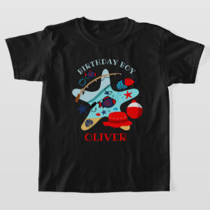 Fishing Birthday Boy shirt 