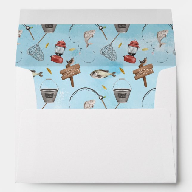 Fishing Birthday Envelopes  (Back (Bottom))