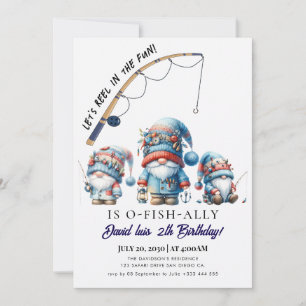 fishing Birthday Invitation