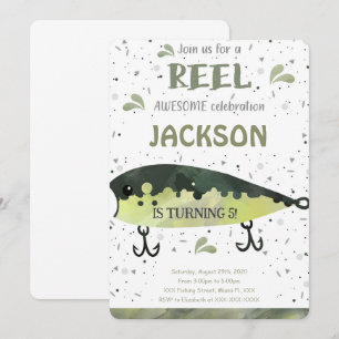 Fishing Birthday Invitation