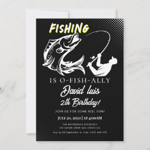 fishing Birthday Invitation