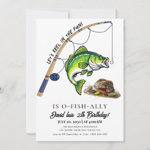 fishing Birthday Invitation