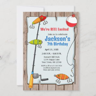 Fishing Birthday Invitation Fishing party