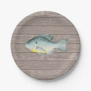 Fishing Birthday Paper Plate