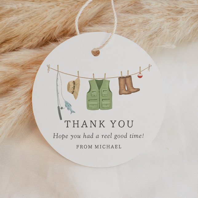 Fishing Birthday Party Favour Tags (Creator Uploaded)