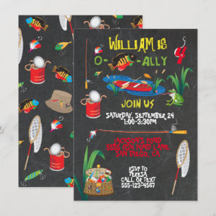 Fishing Birthday Party Invitation