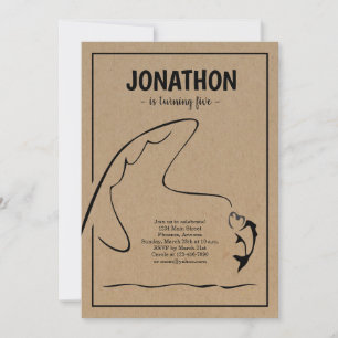 Fishing Birthday Party Invitation