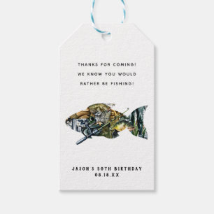 Fishing   Birthday Party Thank You Favour Tags