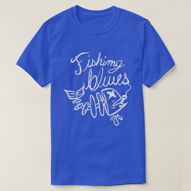 Fishing blues Triblend T-Shirt (Design Front)