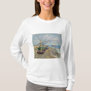 Fishing Boars on the Beach at Saintes Maries 1888 T-Shirt