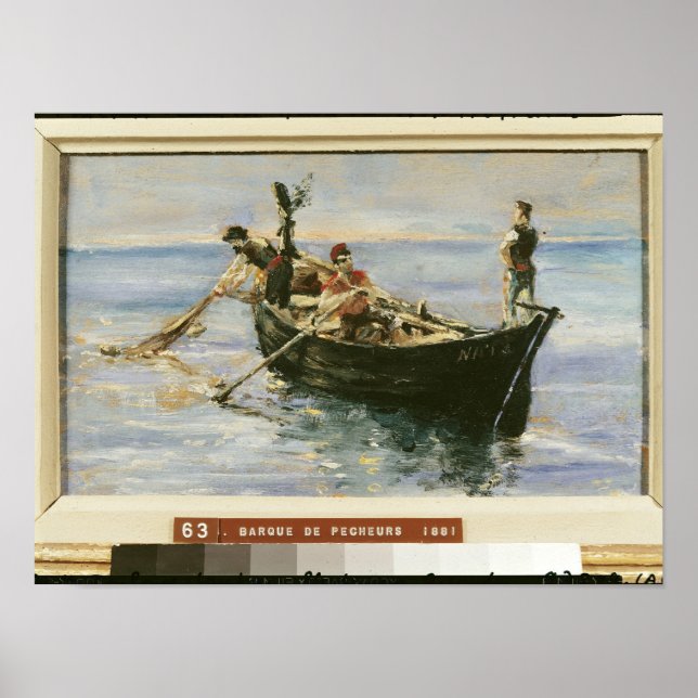 Fishing Boat, 1881 Poster (Front)