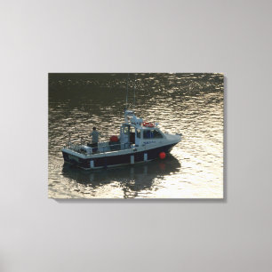 Fishing Boat, Cardiff Bay Canvas Print
