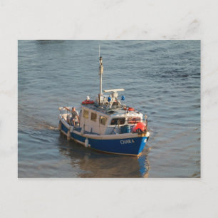 Fishing Boat, Cardiff Bay Postcard