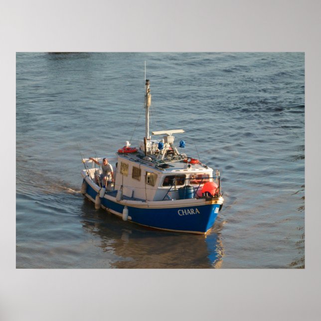 Fishing Boat, Cardiff Bay, Poster (Front)
