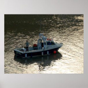 Fishing Boat, Cardiff Bay, Poster