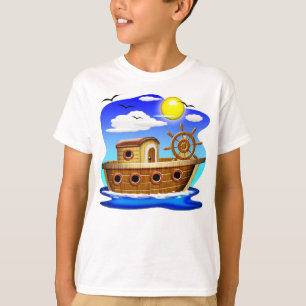 Fishing Boat Cartoon  T-Shirt