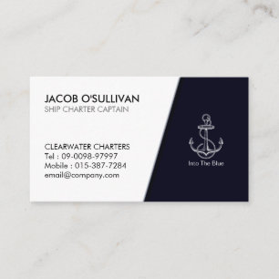Fishing Boat Charter Business Card