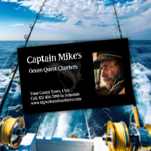 Fishing Boat Charter Business Card