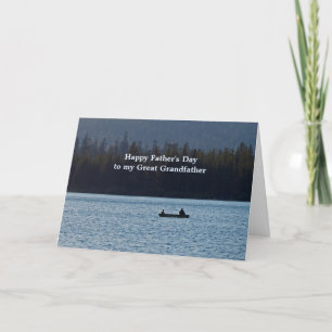 Fishing Boat Great Grandfather Father's Day  Card