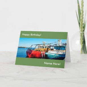 Fishing Boat image for Greeting Card